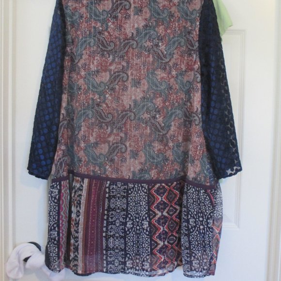 Soft Surroundings Purple Tunic Size 1X seller listed it as XL - Picture 3 of 4